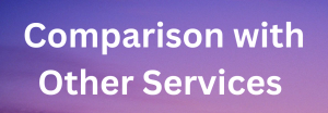 Comparison with Other Services. Image designed by Unyime Offiong. (Blinkist: Book summary app)